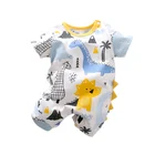 Clothing Baby Boy 100% Cotton Summer Clothing Short Sleeves Infant Jumpsuits Newborn Baby Boy Romper
