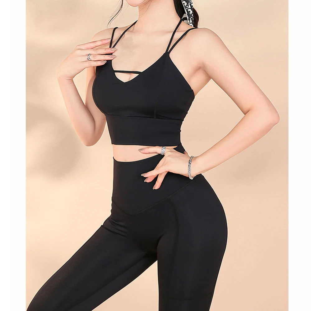 High Impact Yoga Bra Women 2022 New Design Plus Size Cross Back Sports Bra Custom Running Gym sportswear