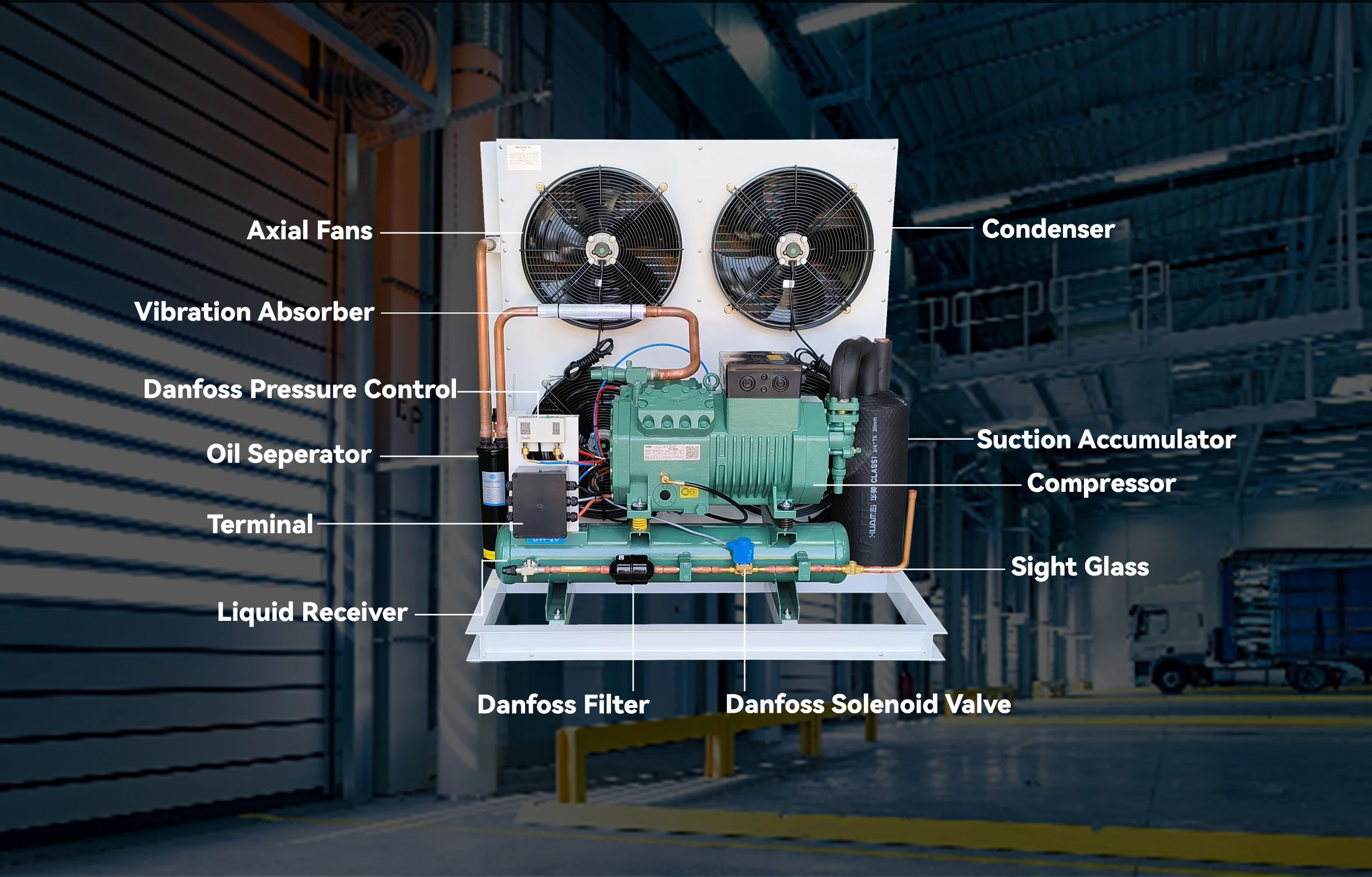 Condensing Unit, 220V, R404a - detail 6