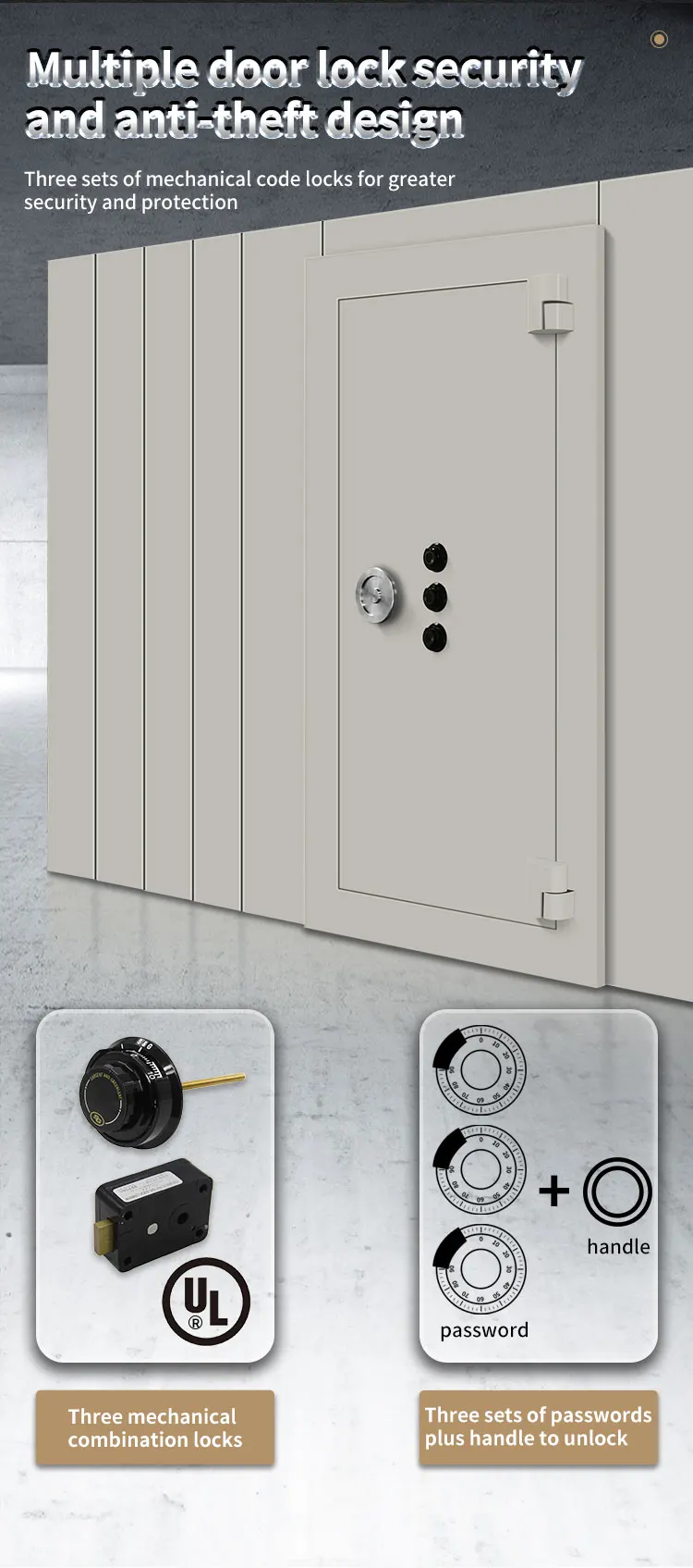 CEQSAFE Important Beach Security Bank Safe Room Box Deposit Bank Vault Door details
