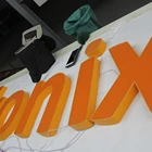 Business Name Business Led Sign Customized Business Company Name Logo Led Display Acrylic Illuminated Letter Sign