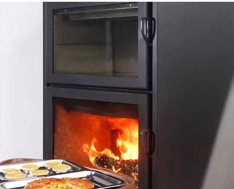 Real Fire Burning Indoor Heater Wood Stove Fireplace for Living Room Decoration Self-Built Villa Homestay Oven