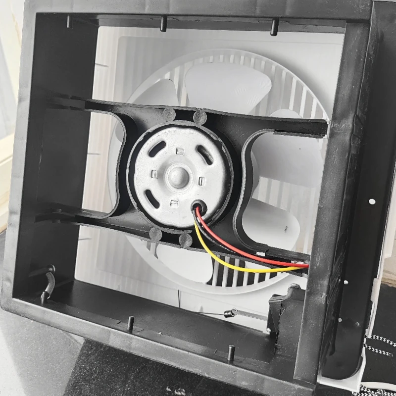 Bathroom Shutter Exhaust Fan, Plastic, Axial - detail 14