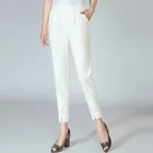 Cotton Jeans 2021 Women Fashion Cotton Casual Pants 9 Minutes Jeans Pantaloon For Sale