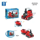 Train High Quality Building Blocks Train Mini Plastic Kids Surprise Egg Capsule Toy Education
