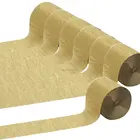 Decoration Party Golden Color Crepe Streamers Premium Decoration For Wedding /Kids Party