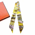 Silk 100% Silk Twillies Scarf Silk Bag Scarf Silk Headband