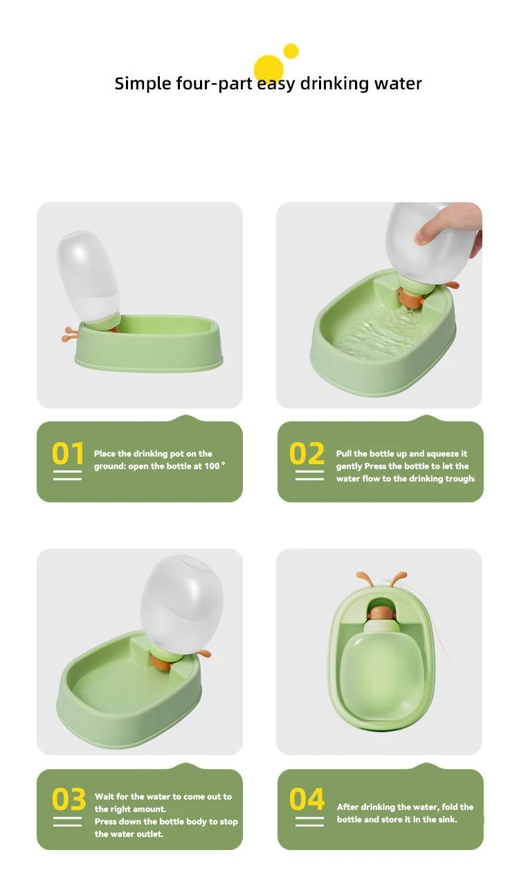 New Hot Selling Pet Water Cup Small Bug Model Go Out Water Cup Portable Large Capacity Dog Water Bottle Pet Supplies details