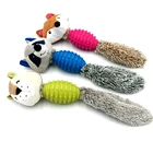 Lovely Trendy The Cat And Dog Educational Interactive Chew Toys Lovely Animal Plush Toys Trendy Appeal