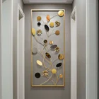 Decor Nordic Style Hotel Art Decor Flower Metal Iron Wall Decoration Metal Wall Decor Flower