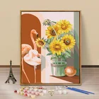 Art New Design Handpainted Canvas Painting Home Wall Art Picture DIY Number Painting