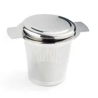 Strainer Tea Strainer Double Handles Stainless Steel Tea Infuser Strainer Loose Leaf Tea Infuser With Lid