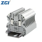 Terminal Din ZGI ZT4 UT4 Screw Terminal Block 32 A Din Rail Terminal Connector 4mm U/L Certificated