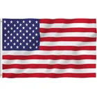 American USA Flag Vivid Color UV Fade Resistant Double Stitched 3*5 Ft Polyester Flag