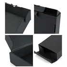 Small Box Black Cartons Boxes Manufacturer Custom Small Universal Black Card Box Cosmetic Folding Box Plus Hard Carton