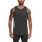 Tank Top 2021 Hot Sale Gym Sport Fitness Running Tank Top Men Popular Quick Dry Tank Top