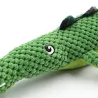 Plush Toy Plush Plush Dog Toy With Squeak--green Alligator