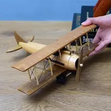 Vintage Wooden Aircraft Creative Home Desktop Aircraft Model Anniversary Gift