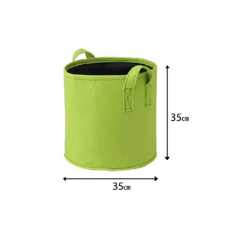 Top quality 25 gallon felt grow bags flower planting buckets