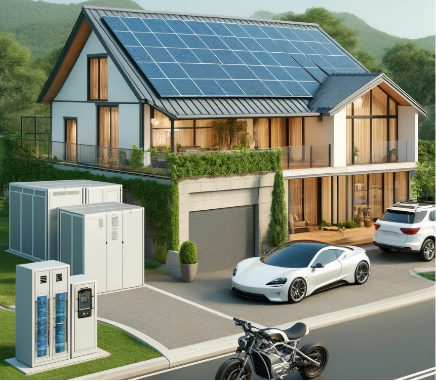 product set of 5kw power energy storage solar system wall mounted home energy storage 100ah split type stackable for home use-1