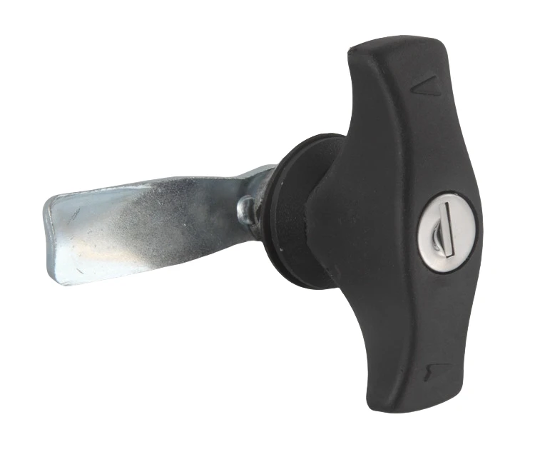 Easy to Work Industrial Truck Tool Box Lock Set With T-handle Rotating Key Lock Door Handles details