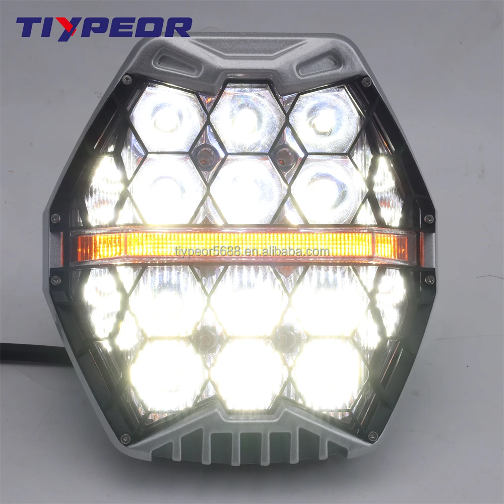 product tiypeor 120w high low beam amber drl led driving light 7 inch offroad drive light 7 off road light for jeep suv atv utv truck-4