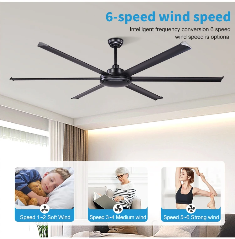 Ceiling Fan, Aluminum, 100 W, FE+Aluminum Blade - detail 10