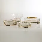 High Quality Customized Glass Fruit Tray Ashtray Drawers For Living Room Dining Table Glass Fruit Tray