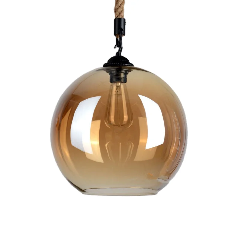 amber hanging lamp