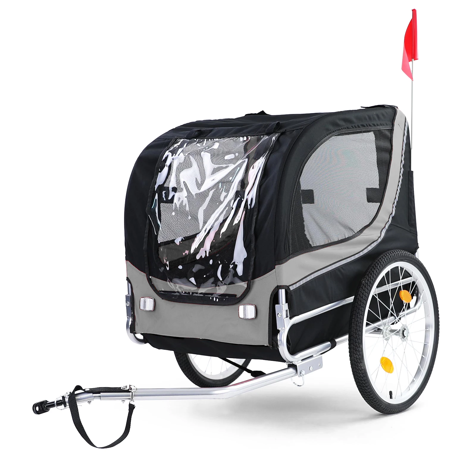pawhut dog trailer