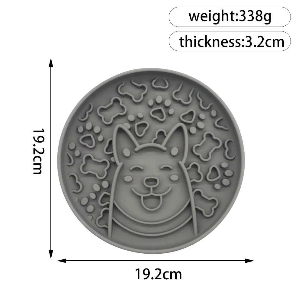 product dog food bowl slow feeder non slip pet lick mat custom pet slow food plate-52