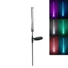 Custom Lights High Quality Custom Wholesale Outdoor Garden Waterproof Color Changing Acrylic Led Solar Lights