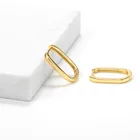 Hoop Earrings Earrings Minimalist Jewelry U Shaped Gold Filled Hoop Earrings