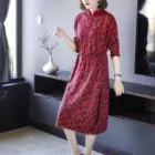 Women Women Summer Women Floral Chiffon Dress