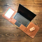 Leather Laptop Bag Wholesale Custom Leather Laptop Sleeve Holder Bag Mouse Pad Notebook Cover Computer Accessories