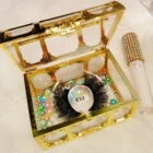 Eyelash Best Quality Hand Made 25mm Wispy Wholesale Mink Eyelash Embroidery Vendors 20-25mm