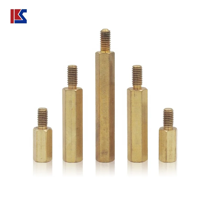 M2 M2.5 M3 M4 Brass Standoff Support Spacer Male-Female Pillar for PCB Board 
