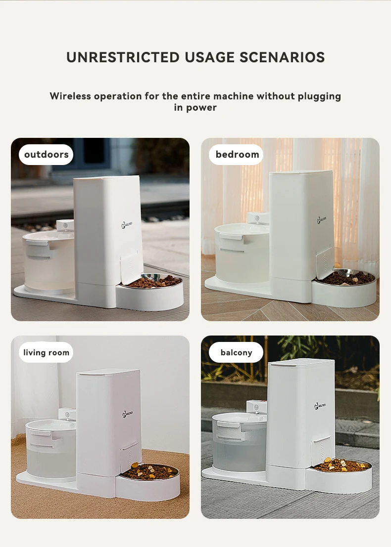 2in1 Pet Food Water Feeder Constant Temperature Wireless Water Dispenser Circulating Water Low Noise Pet Supplies for Dogs Cats supplier