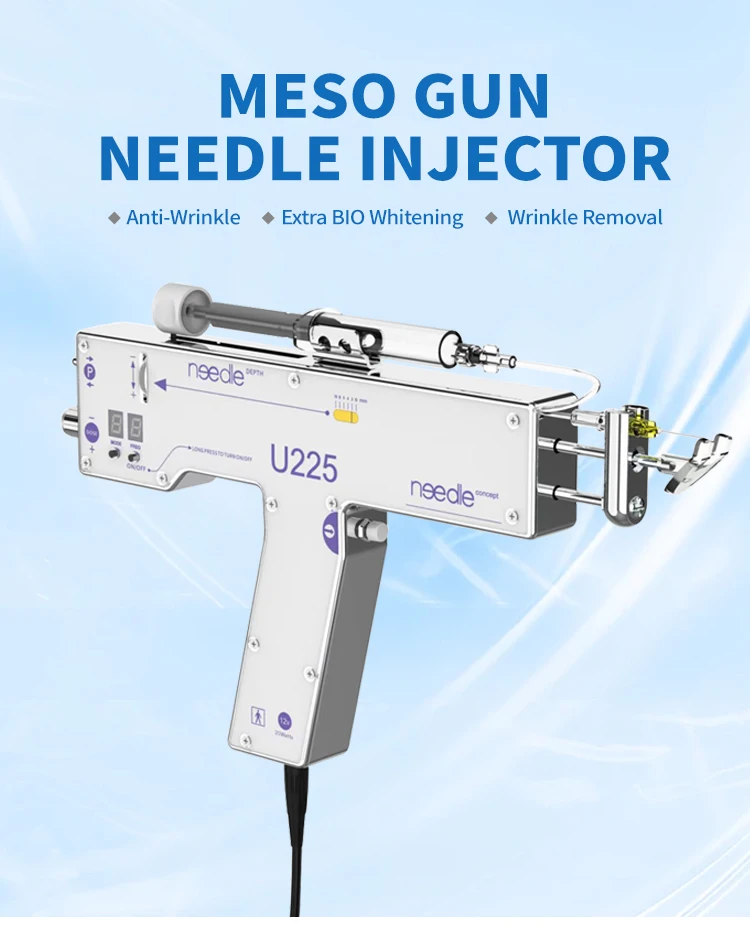Mesotherapy Gun Needle Injection Gun Prp Mesotherapy Injection Gun Needleless Anti-Aging Nano Crystal U225