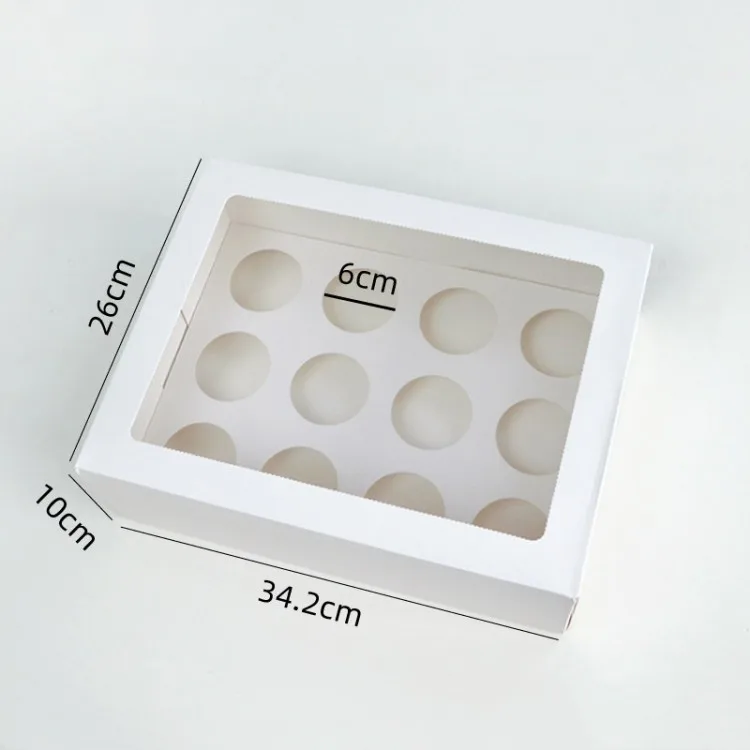 Mini Cupcake Boxes Wholesale Custom Pcs Small Holes White