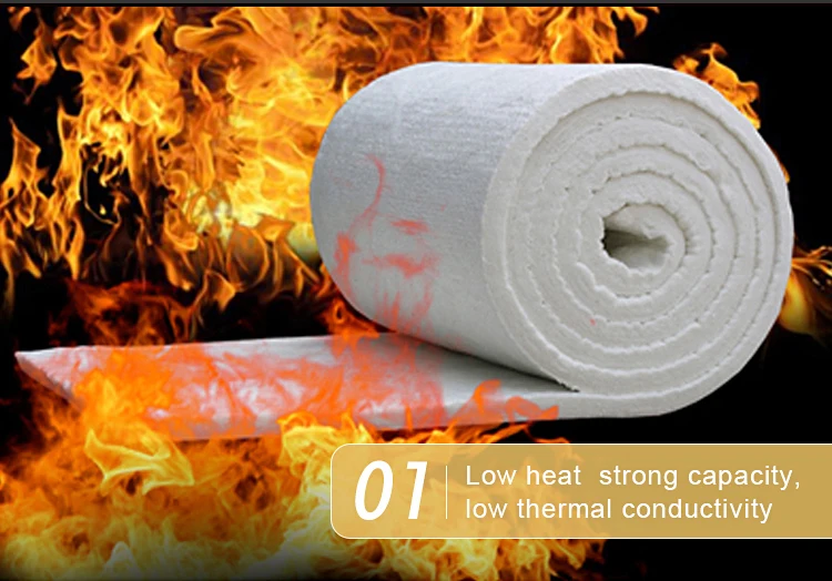 High Aluminum Fire Insulation Boiler White Ceramic Fiber