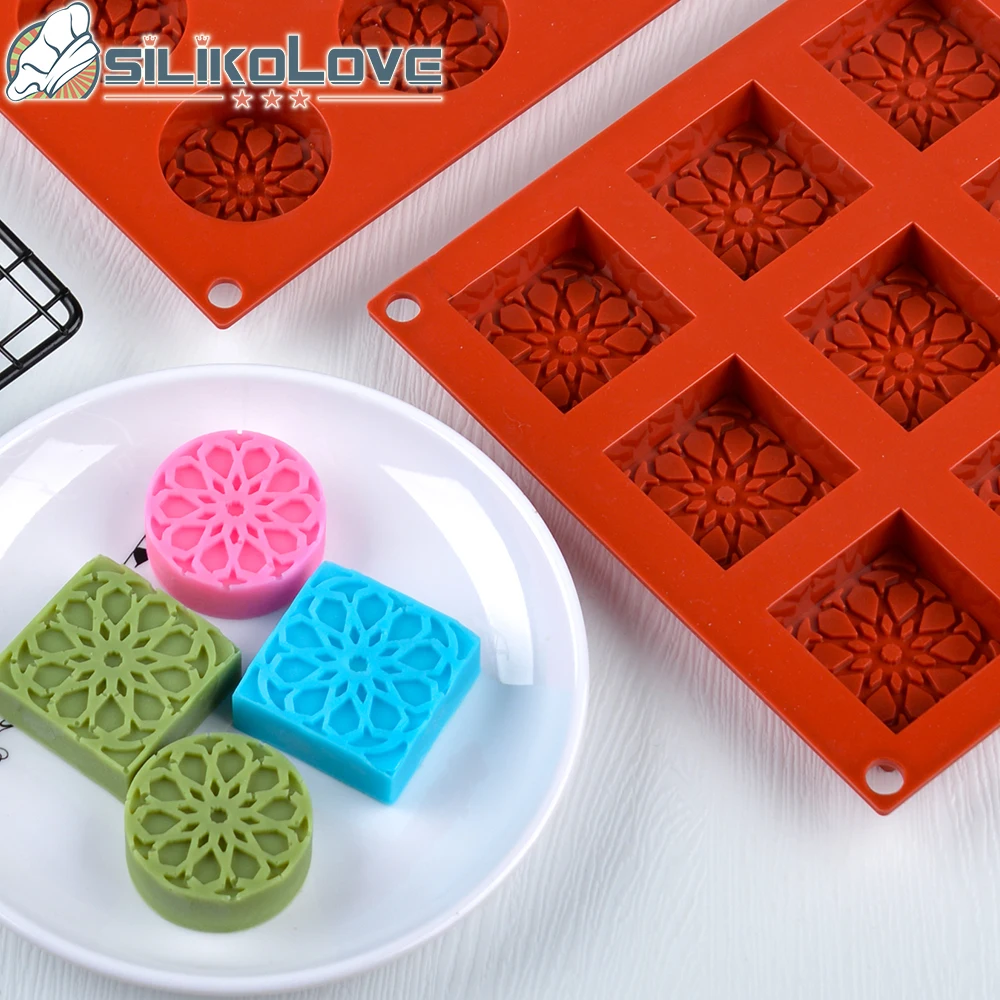 Hot Selling 2023 Small Square Molde De Silicon Soap Mold Making For Cake Decorating Baking Tools