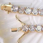 S925 Sterling Silver Moissanite Tennis Bracelet 3mm S925 8mm Bracelet Tennis Clustered Sterling Silver Tennis Bracelet