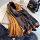 Long Scarf Designer Scarf Hot Sale Long Scarf Women H Letter Pattern Ladies Scarf