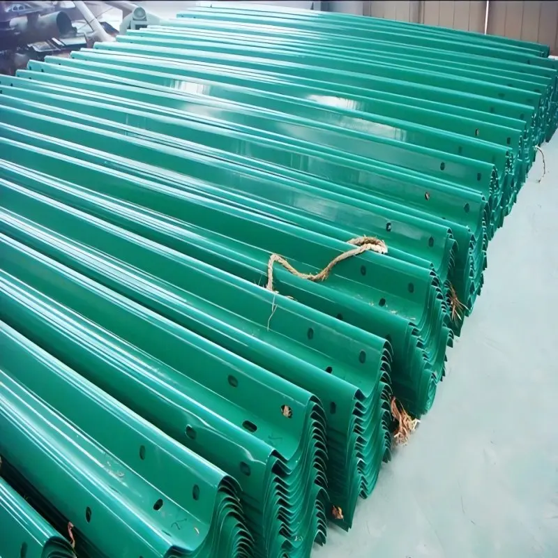 Professional Highways Traffic Barriers Hot Dipped Galvanized Crash Guardrails for Roadways Surface Treatment Made of Steel details