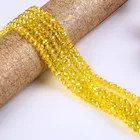 6mm Glass 6mm 6mm Electroplate AB Color Crystal Glass Beads Faceted Rondelle Crystal Loose Beads For Jewelry Making