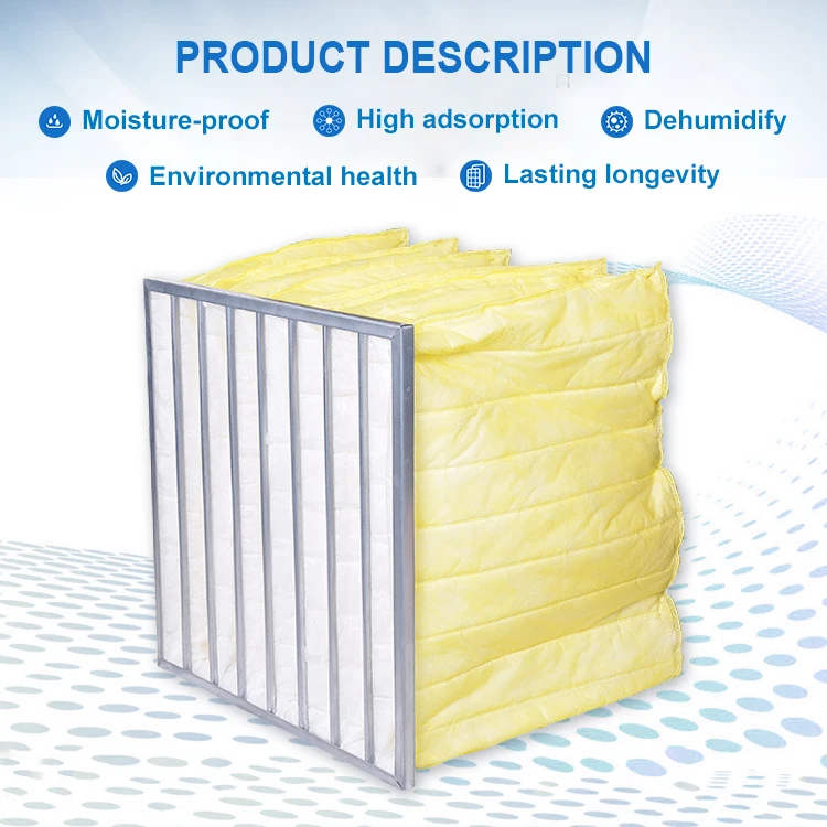 Factory Customized Medium-Effect Bag Filter Air Purifier Filter Element F7 F8 Pocket Filter Industrial Air Filter for HVAC details