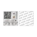 Serial Number Tamper Evident 3D Custom QR Code Serial Number Hologram Sticker