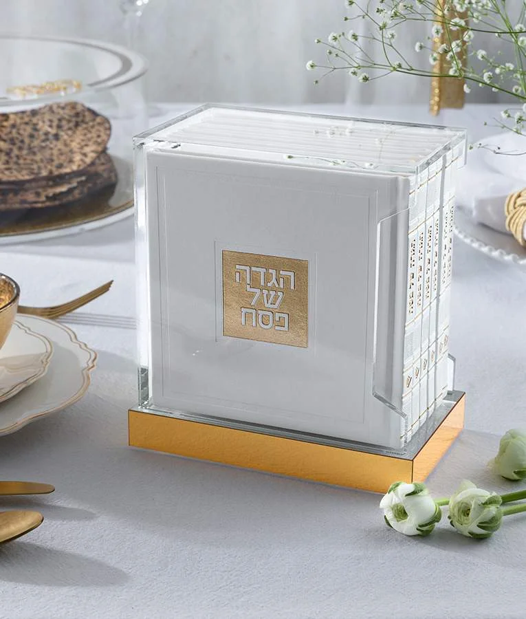 product factory wholesale bencher birkon lucite holder judaica lucite zemiros and bencher set for living room and bathroom-9