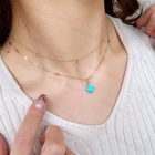 Turquoise Turquoise Factory Wholesale 925 Sterling Silver Turquoise Charm For Necklace Bracelet Making